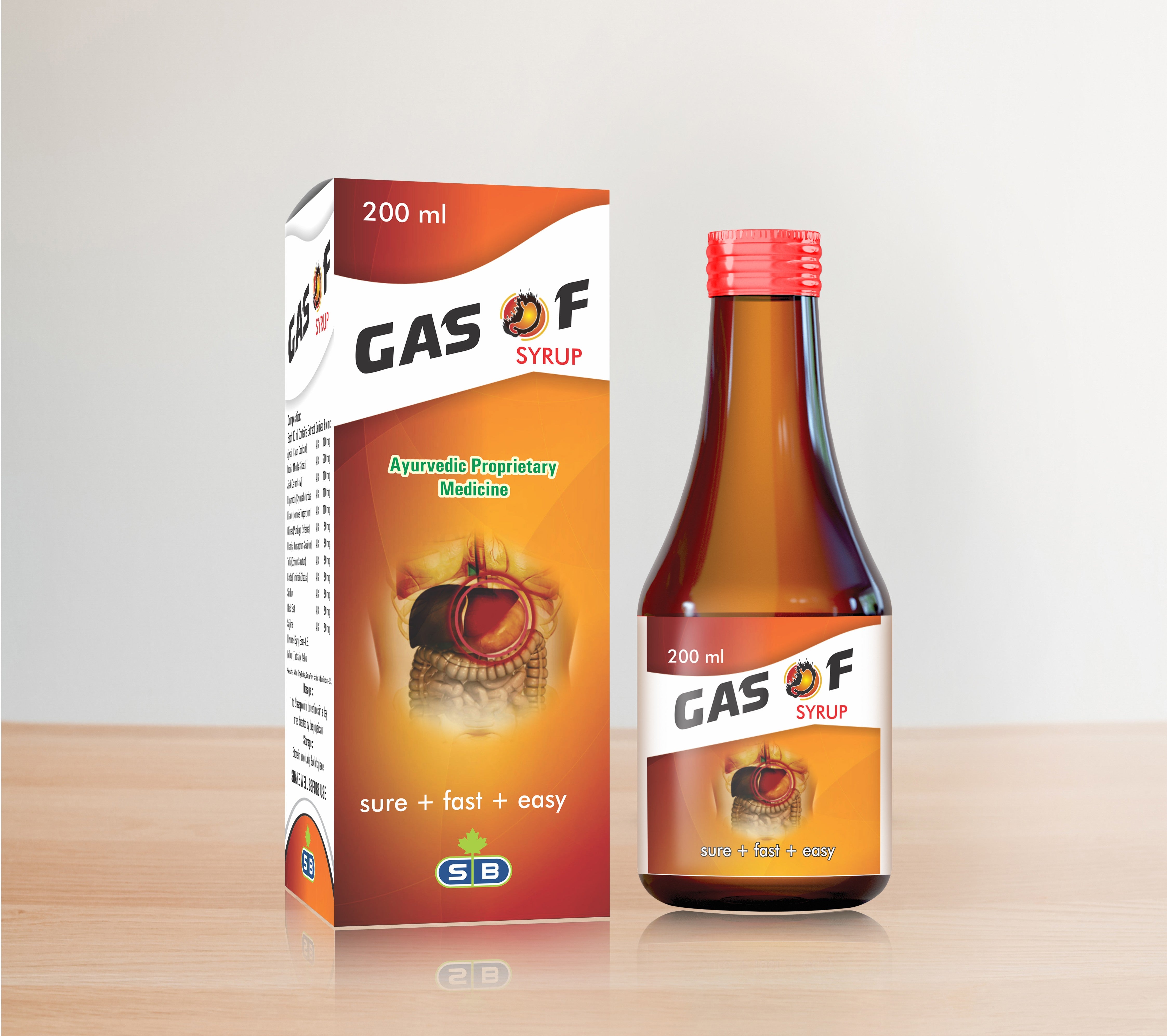 Gasof Syrup (For Gastric Problem) – SB Biotech Online Store