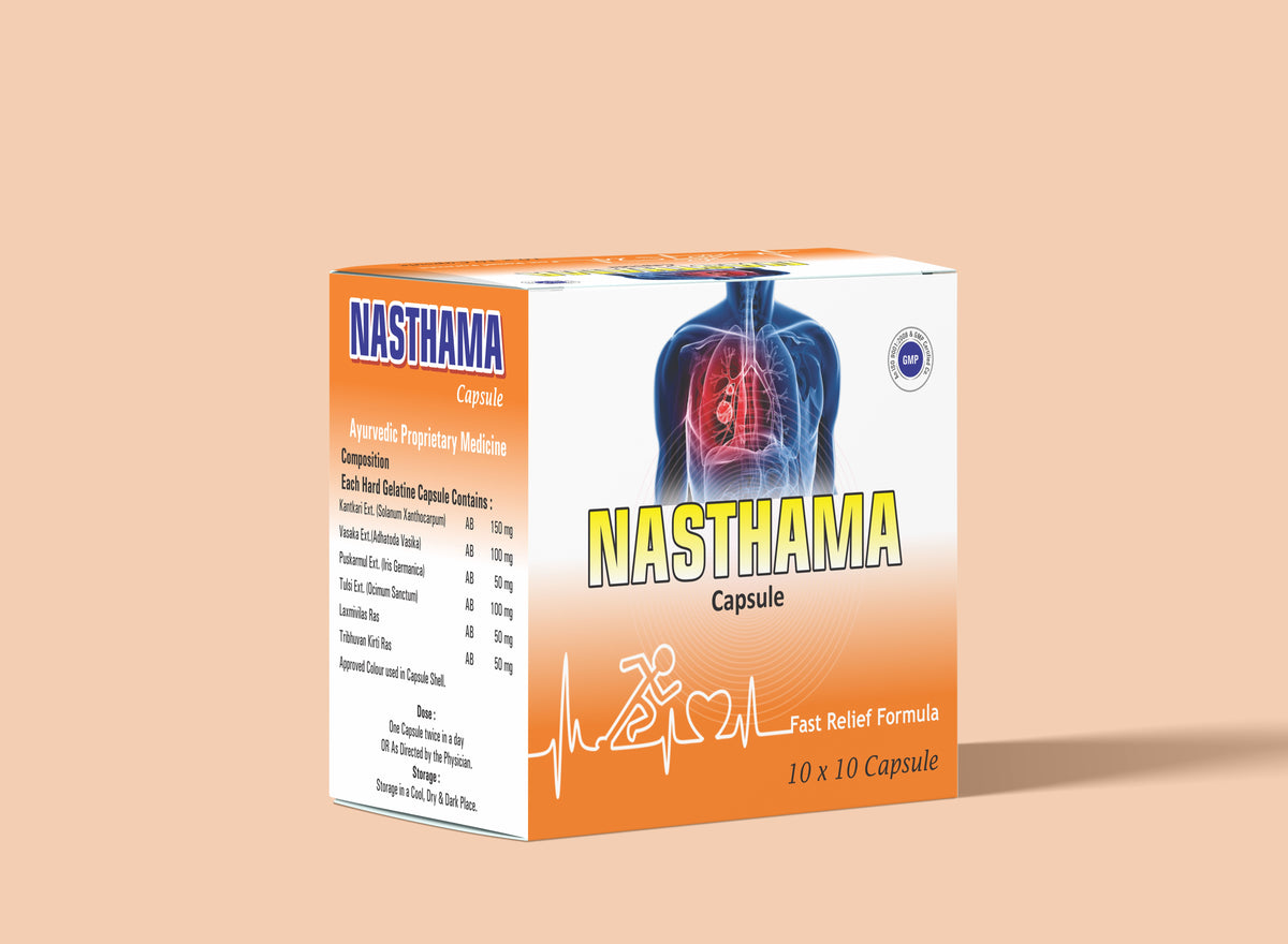 Nasthama Capsule (Asthama Relief) - 10X10 Capsules