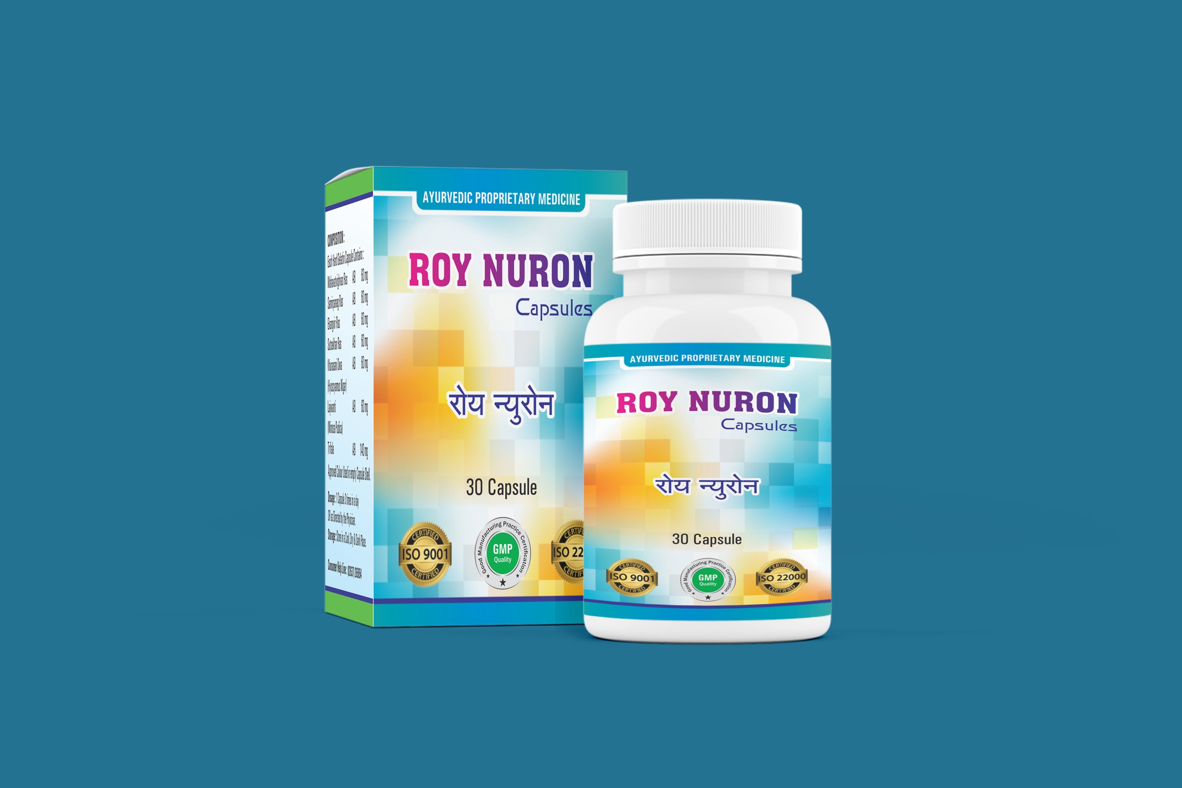 Roy Nuron Capsule (Manage Neurological Disorders) - 30 Capsules