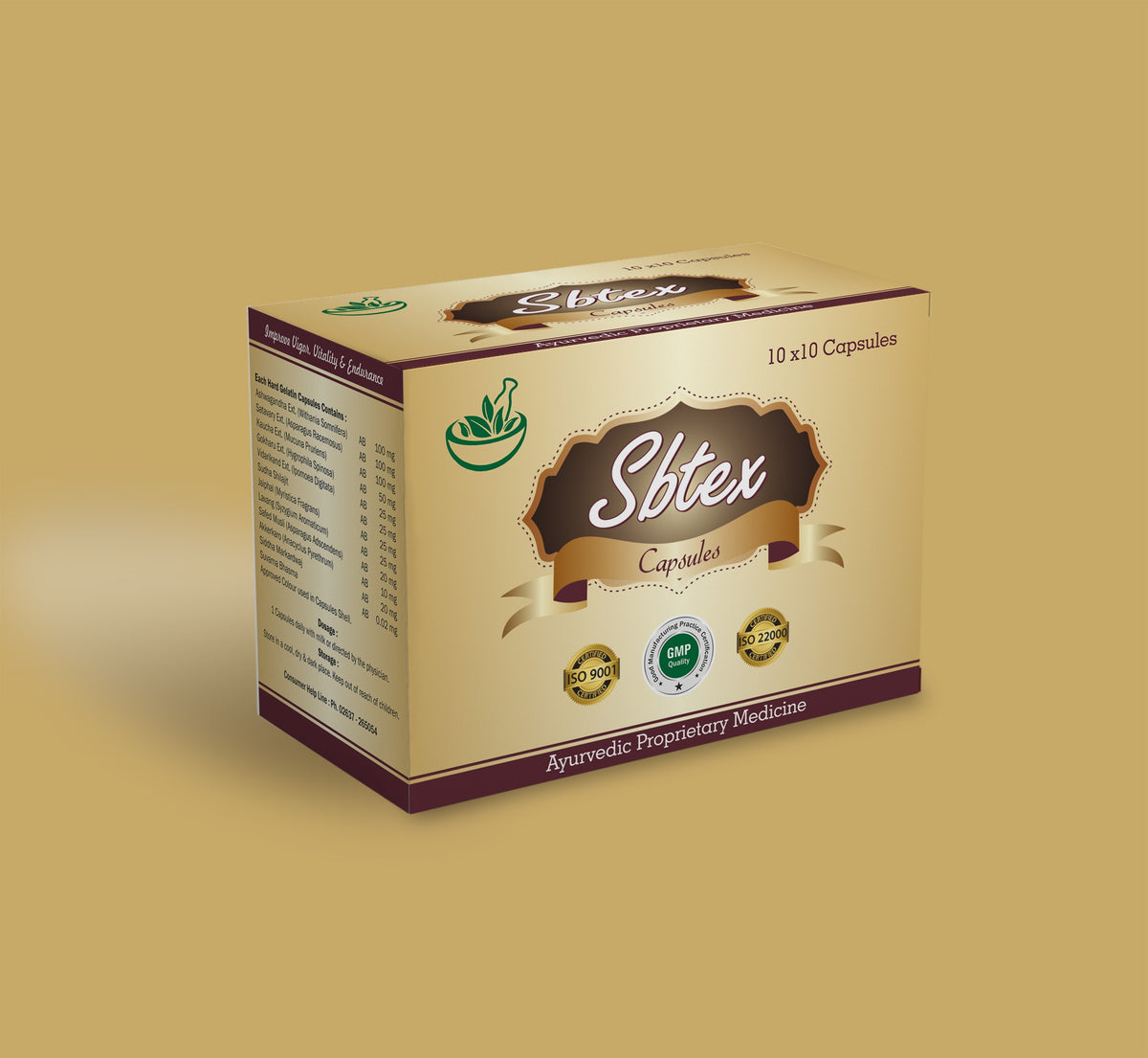 Sbtex Capsule (Enhances performance) - 10X10 Capsules