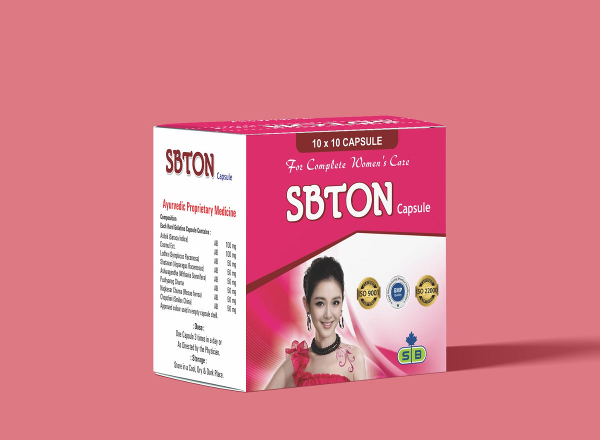 Sbton Capsule (A Leucorrhea Care) - 10x10 Capsules